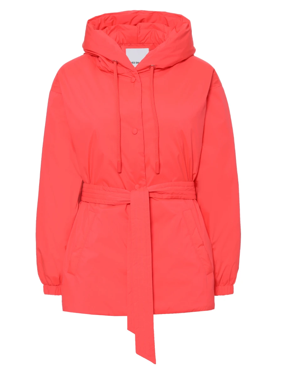 Пуховик однотонный