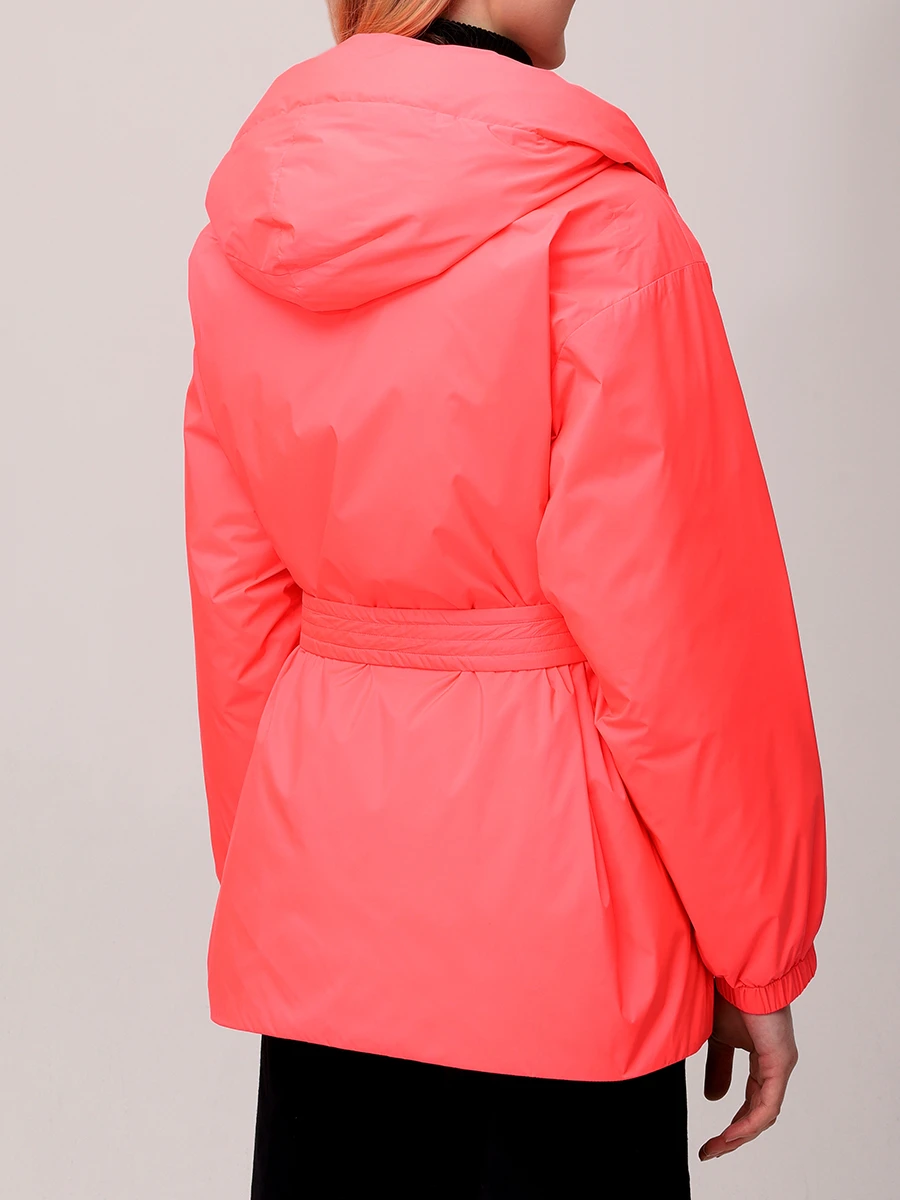 Пуховик однотонный