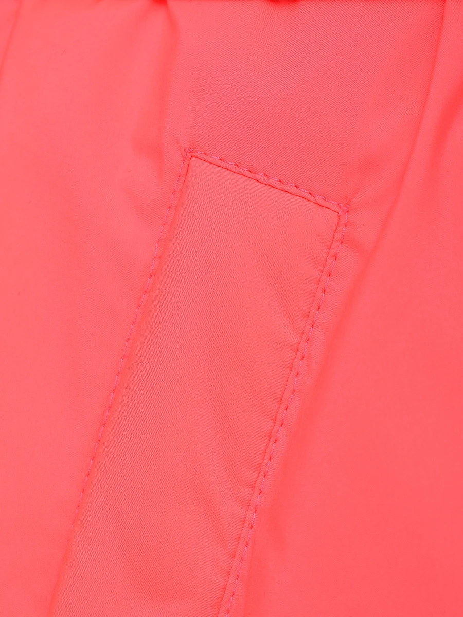 Пуховик однотонный