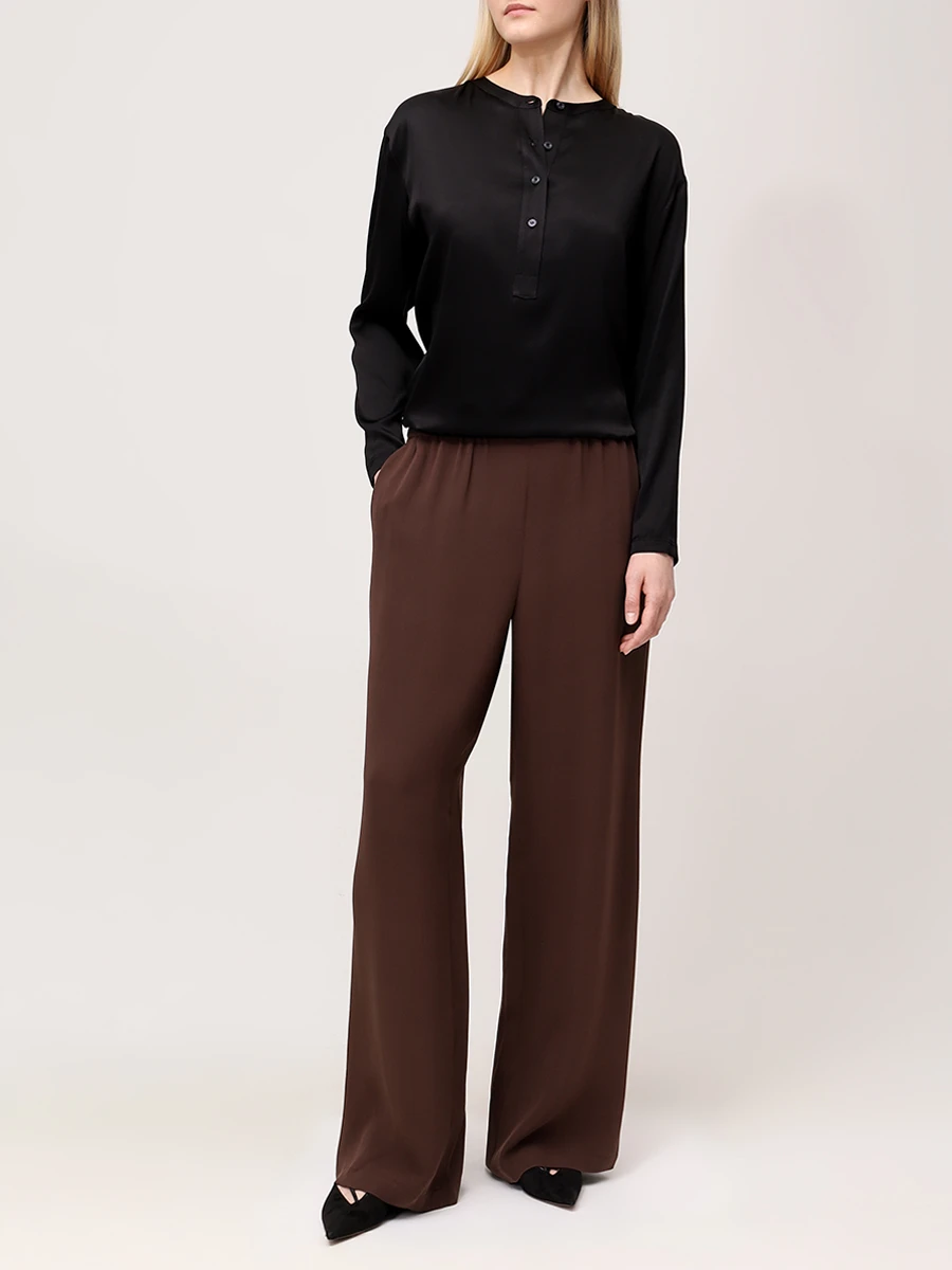 Брюки шелковые