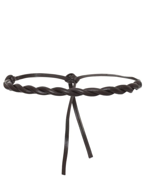 Пояс кожаный YVES SALOMON