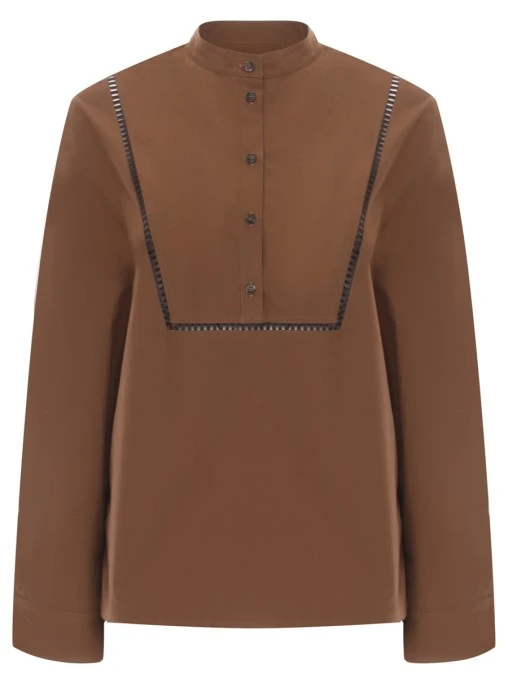 Блуза хлопковая YVES SALOMON