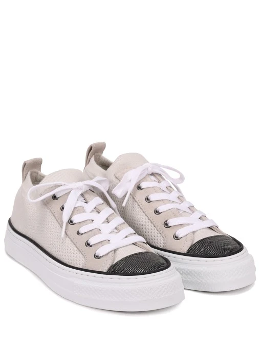 Кеды текстильные BRUNELLO CUCINELLI