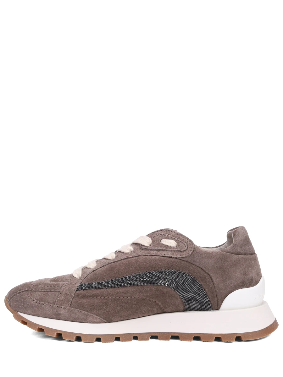 Кроссовки замшевые