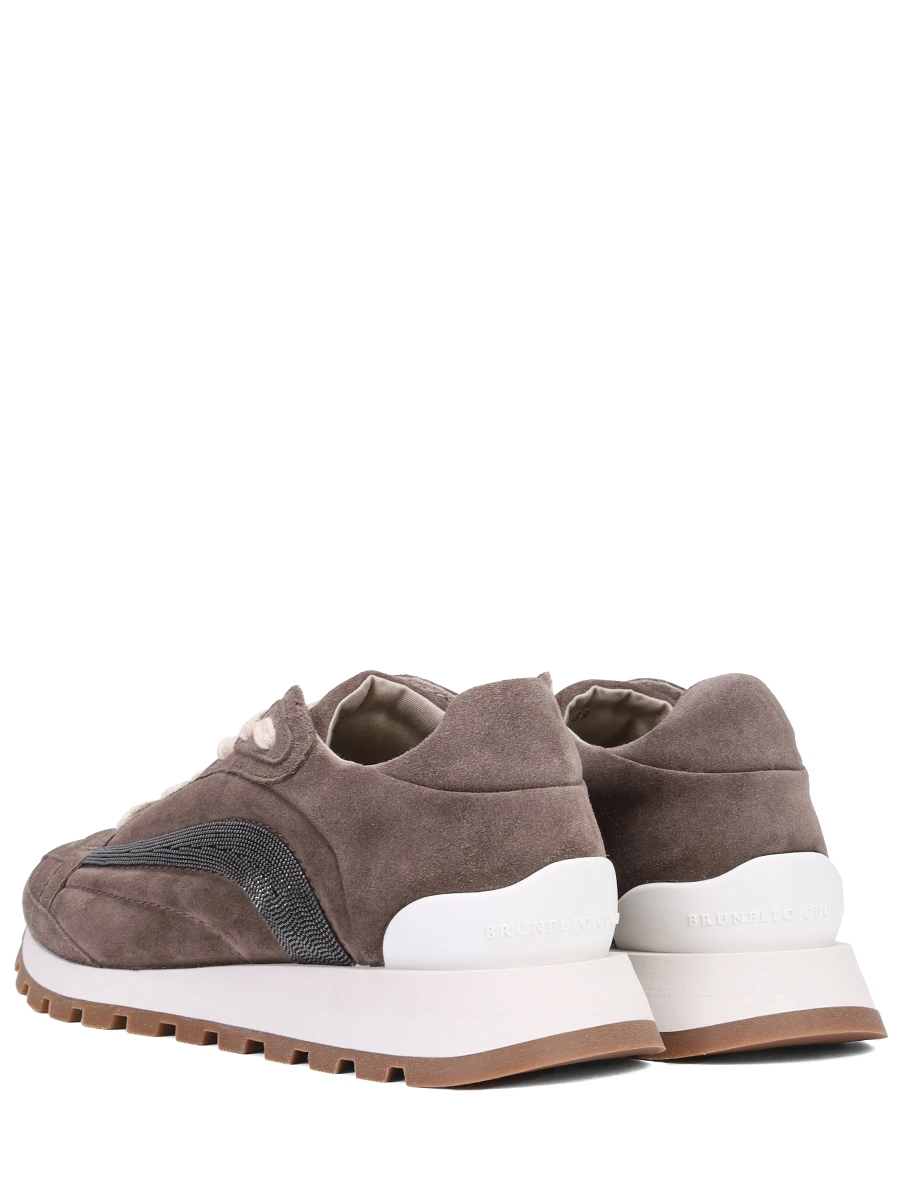 Кроссовки замшевые