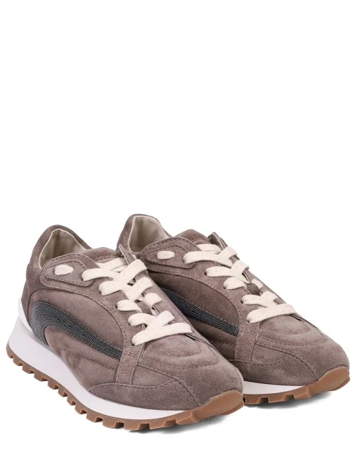 Кроссовки замшевые BRUNELLO CUCINELLI