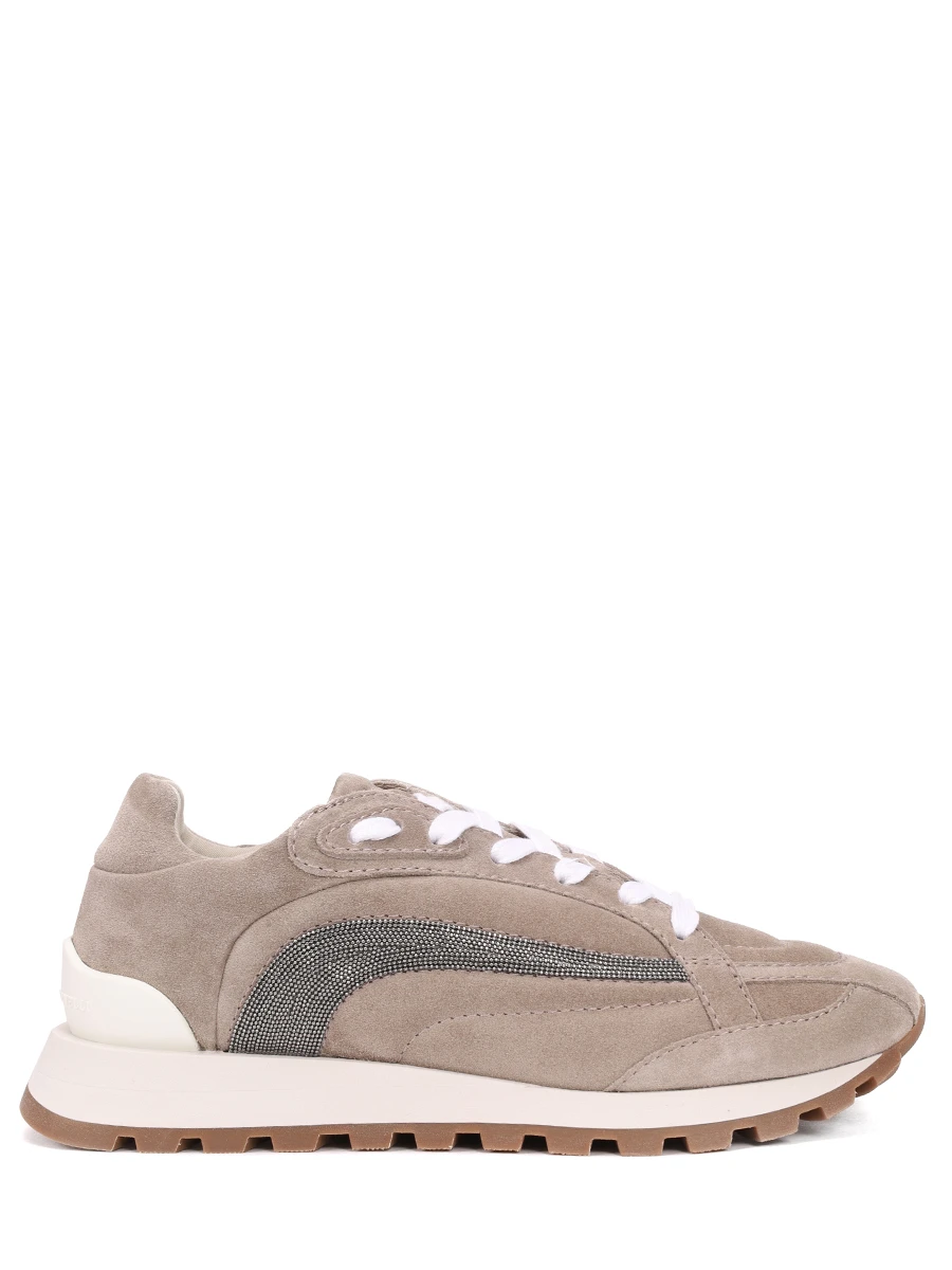 Кроссовки замшевые