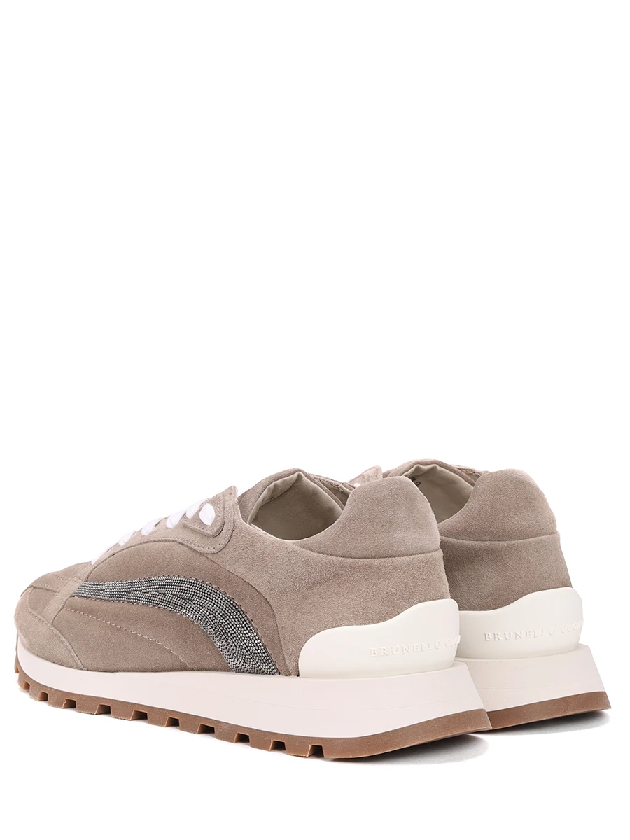 Кроссовки замшевые