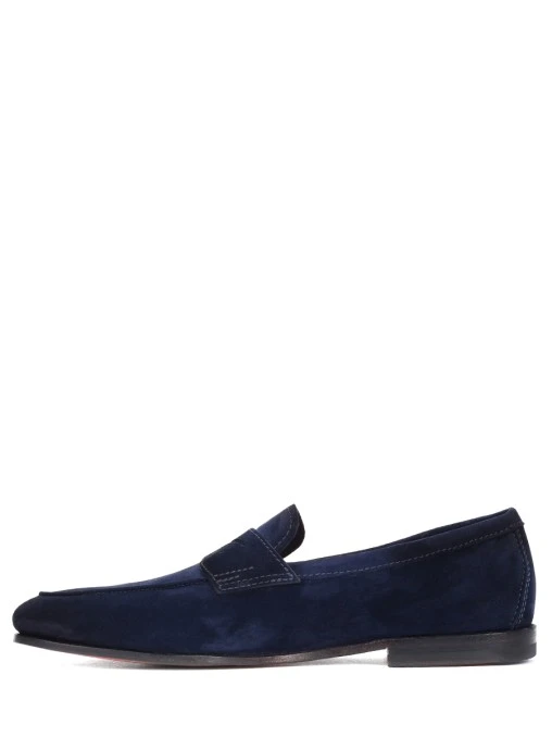 Лоферы замшевые SANTONI