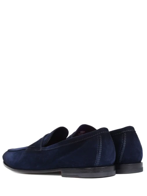 Лоферы замшевые SANTONI