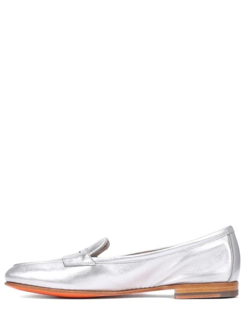 Лоферы кожаные SANTONI