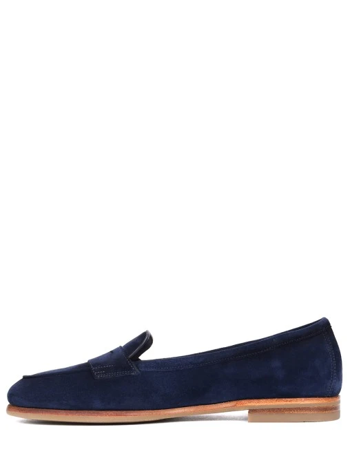 Лоферы замшевые SANTONI