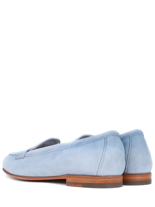 Лоферы замшевые SANTONI