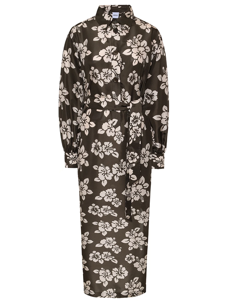 Платье шелковое