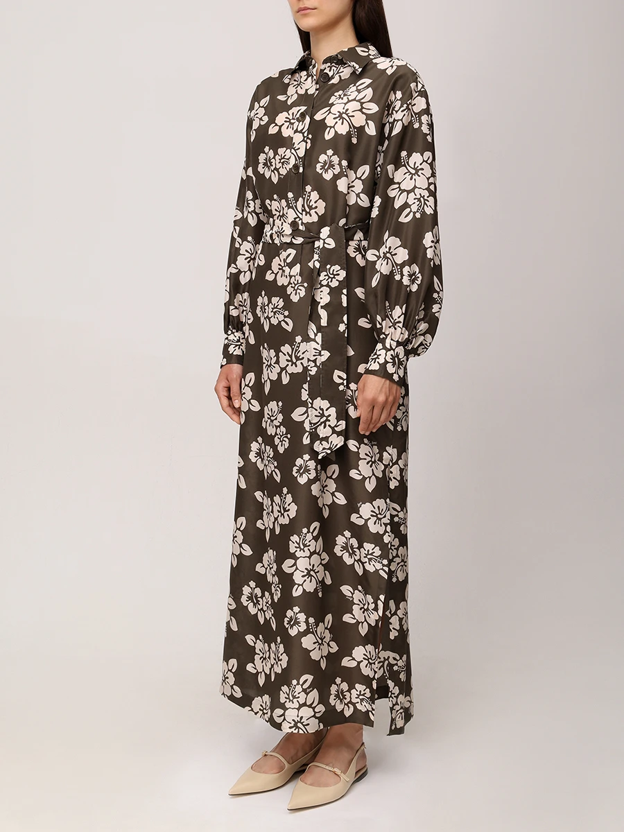 Платье шелковое