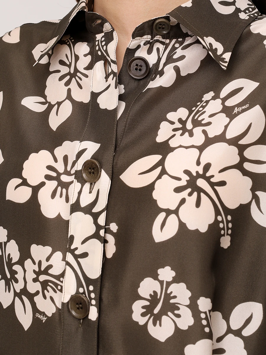 Платье шелковое