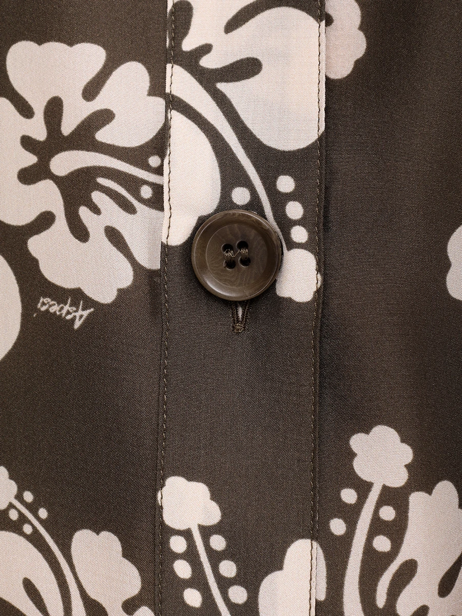 Платье шелковое