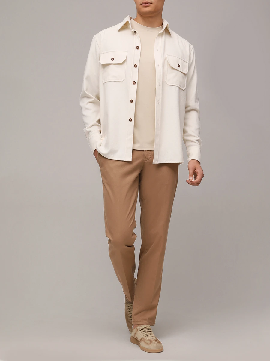 Рубашка из шерсти и кашемира