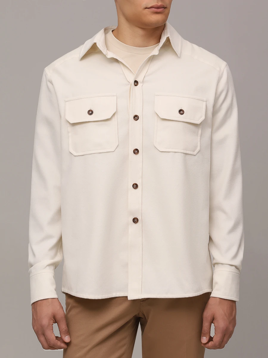 Рубашка из шерсти и кашемира