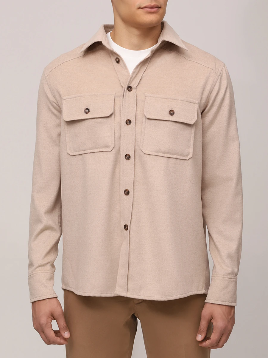 Рубашка из шерсти и кашемира