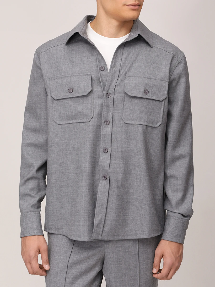 Рубашка шерстяная