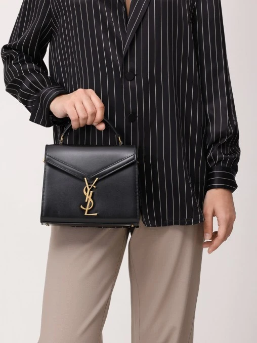 Сумка кожаная Cassandra SAINT LAURENT