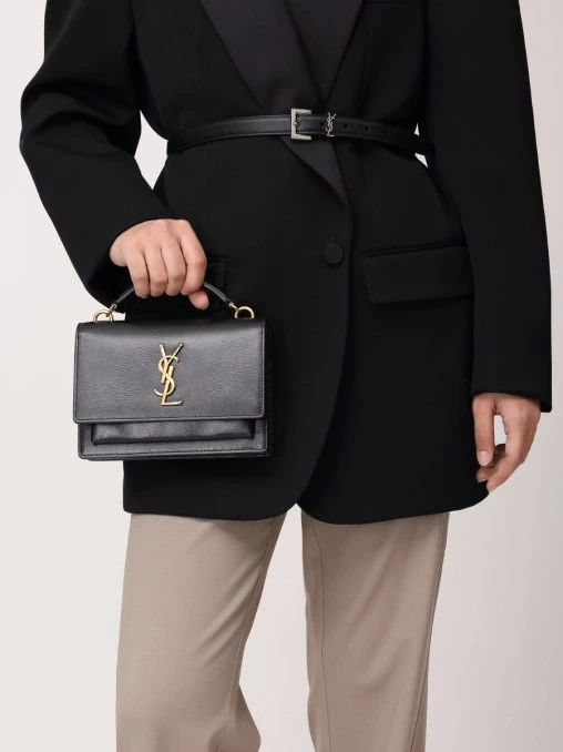 Сумка кожаная Sunset SAINT LAURENT