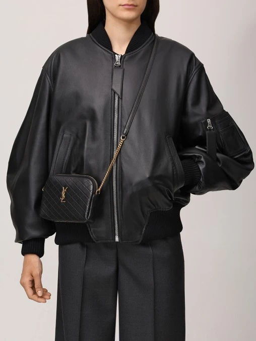 Сумка кожаная Gaby SAINT LAURENT