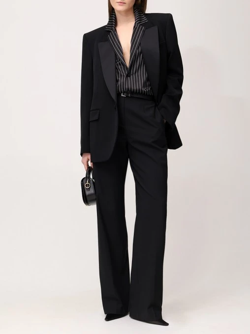 Пиджак шерстяной SAINT LAURENT