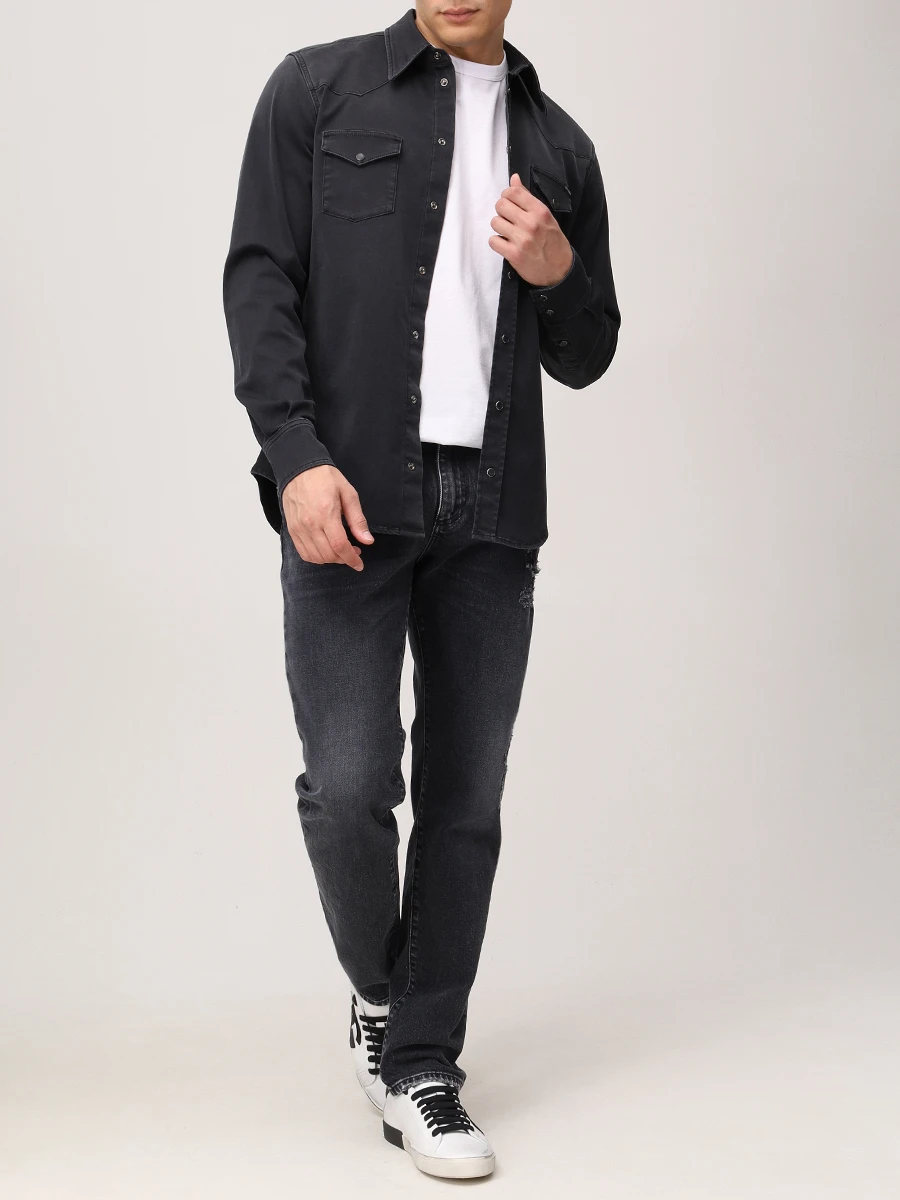 Рубашка джинсовая