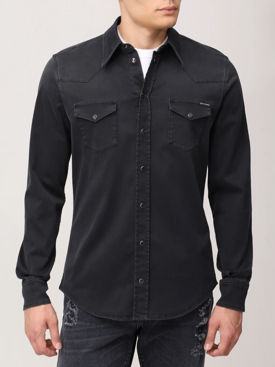 Рубашка джинсовая