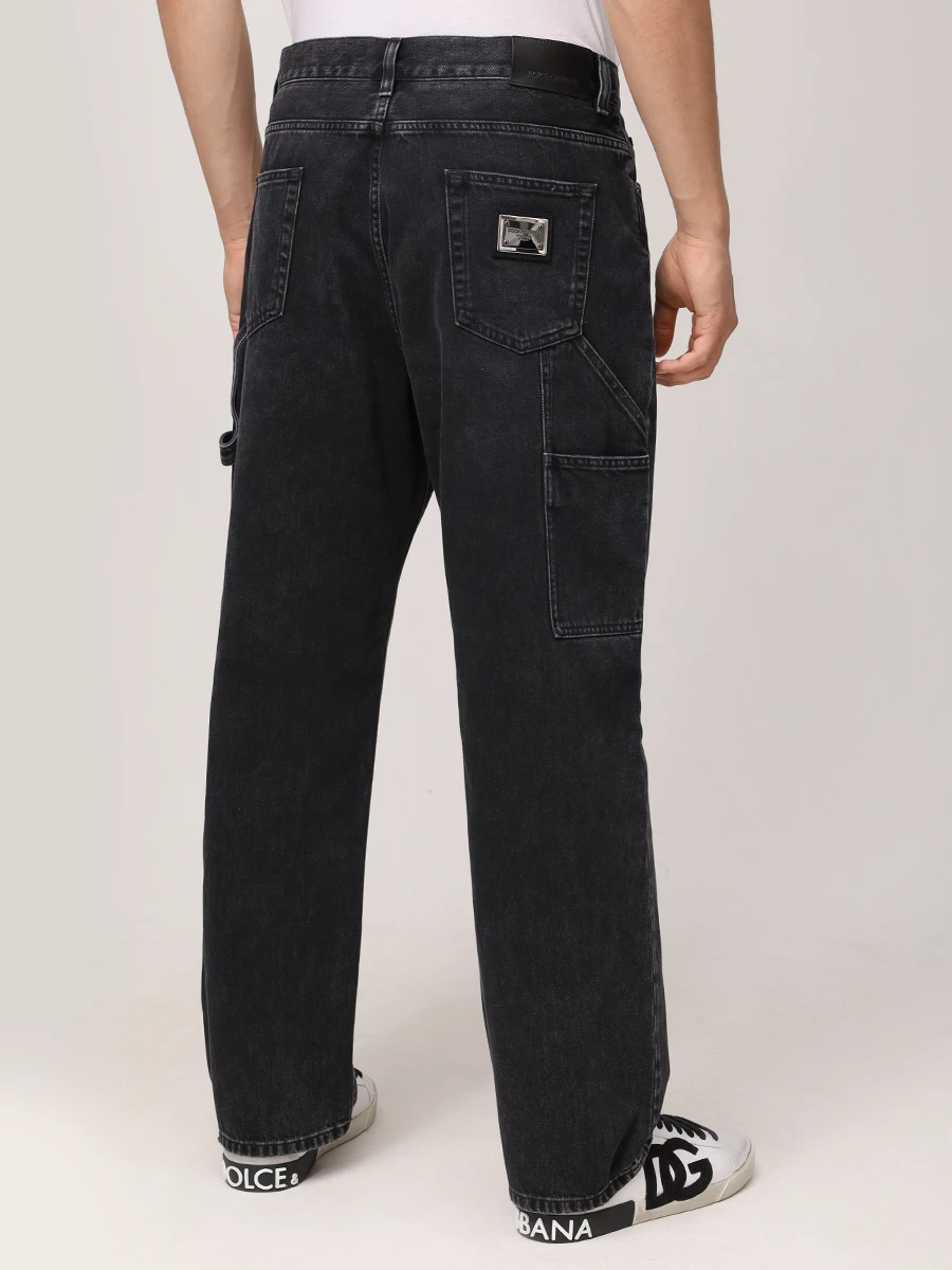 Джинсы Over Fit хлопковые