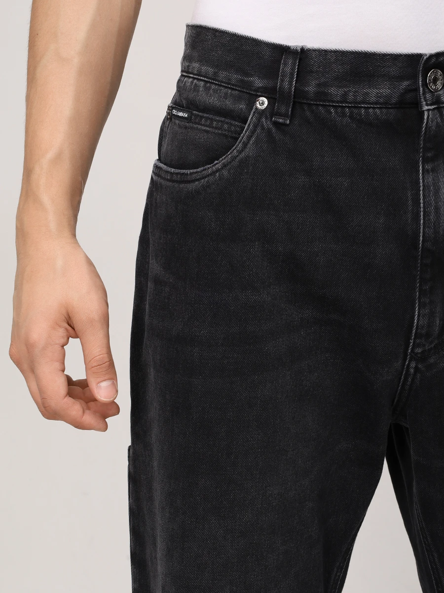 Джинсы Over Fit хлопковые