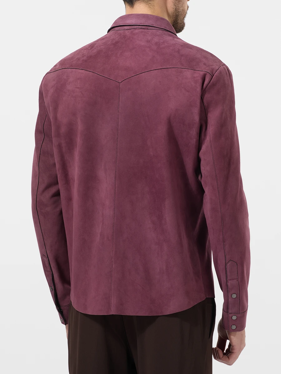 Рубашка замшевая
