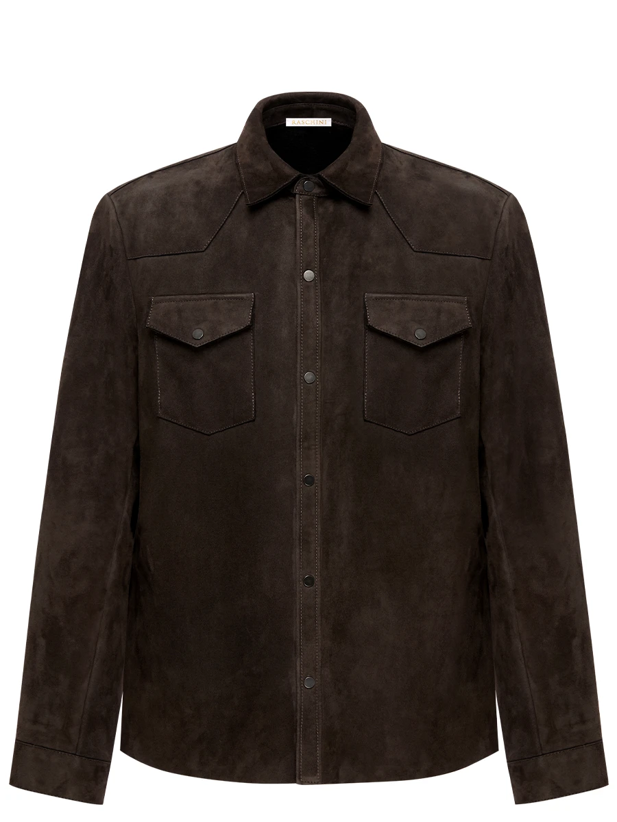 Рубашка замшевая