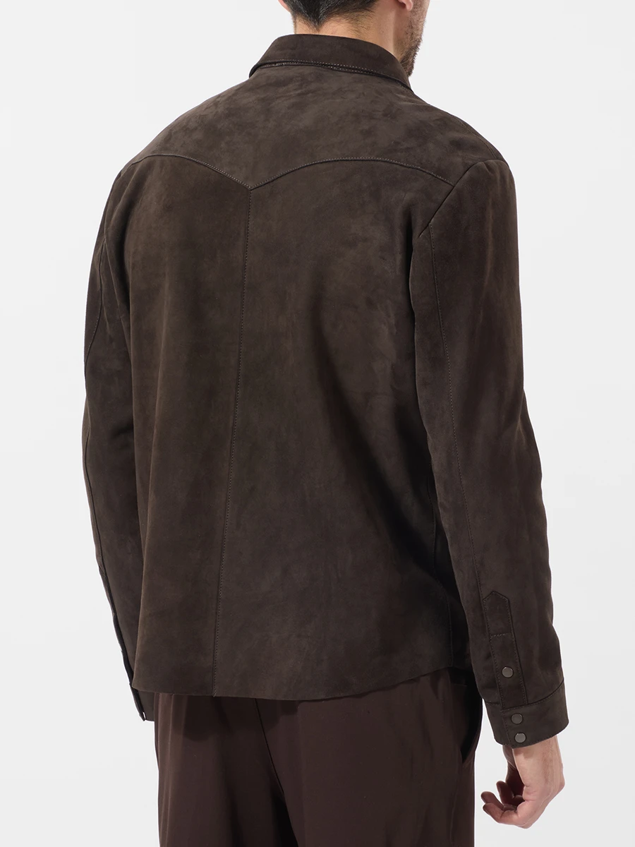 Рубашка замшевая
