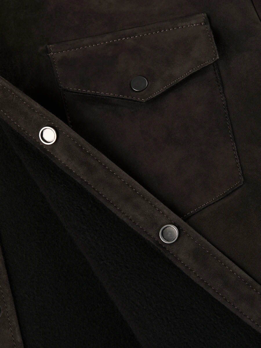 Рубашка замшевая