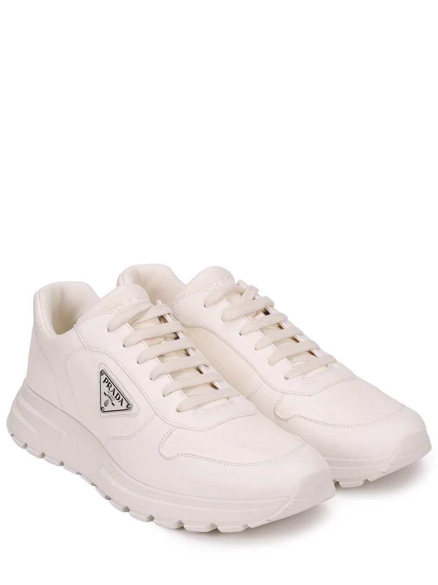 Кроссовки кожаные