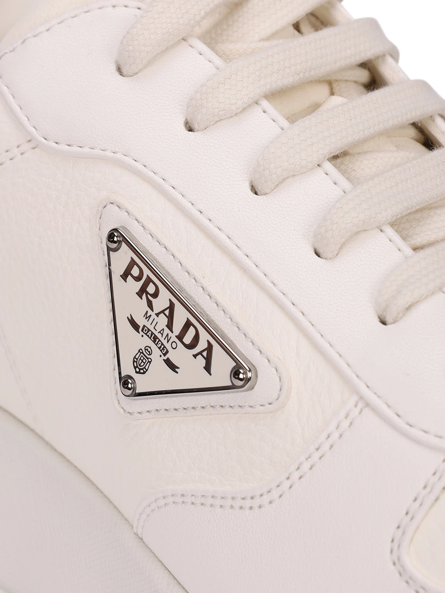 Кроссовки кожаные