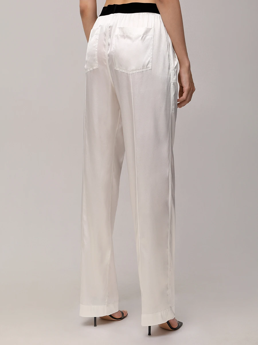 Брюки шелковые