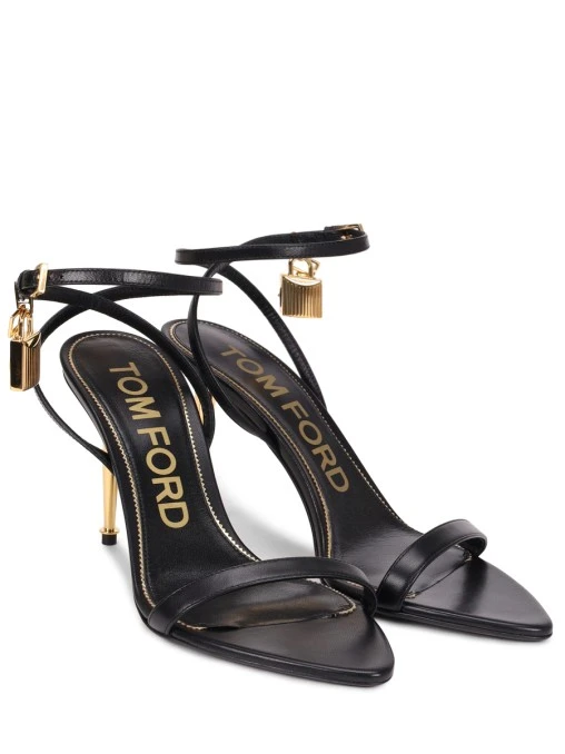 Босоножки кожаные Padlock TOM FORD