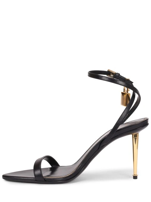 Босоножки кожаные Padlock TOM FORD