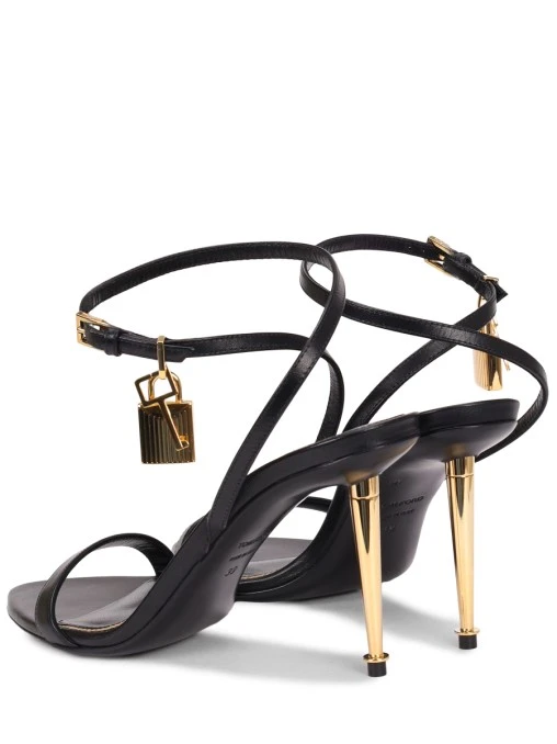 Босоножки кожаные Padlock TOM FORD