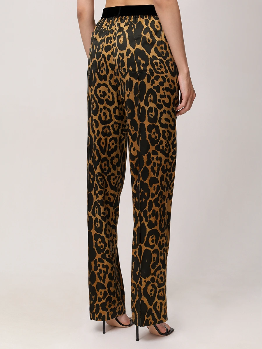 Брюки шелковые