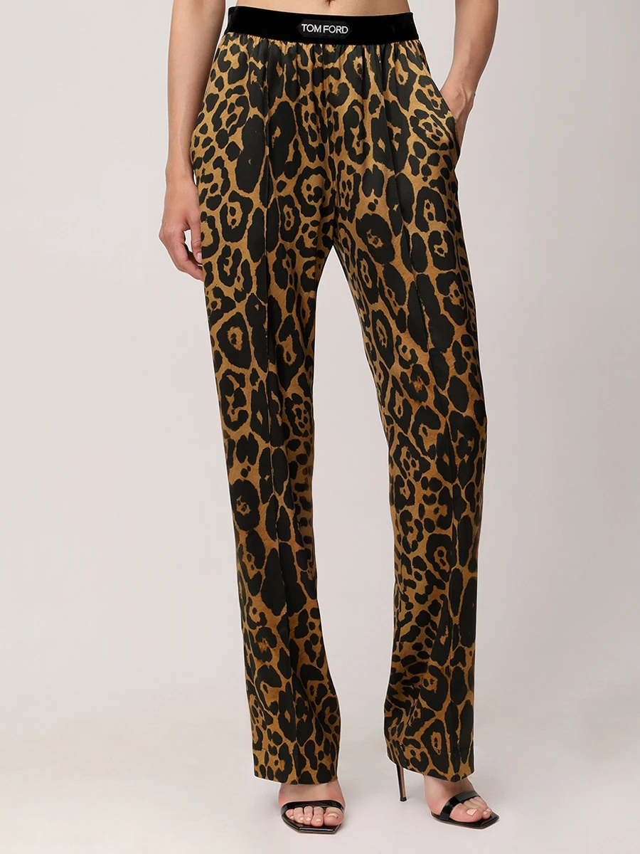 Брюки шелковые