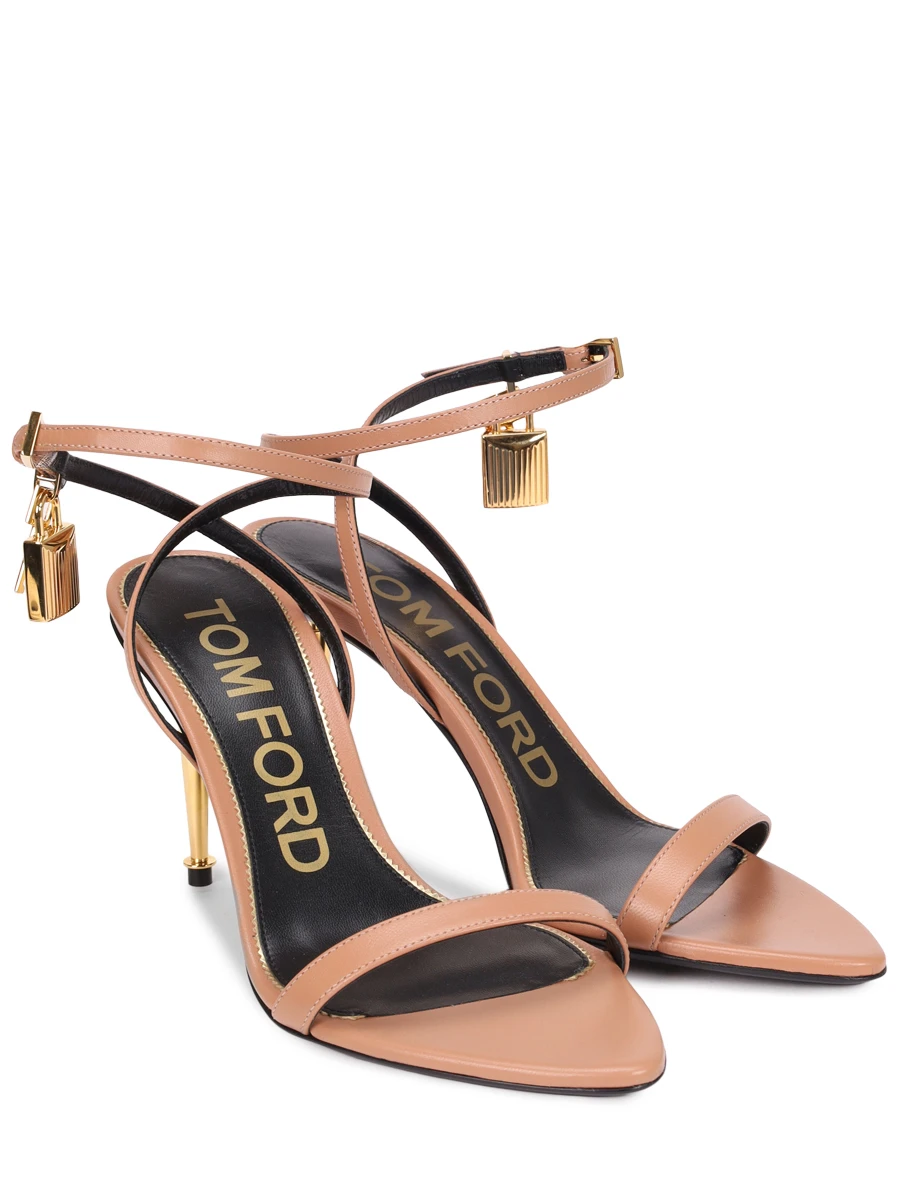 Босоножки кожаные Padlock