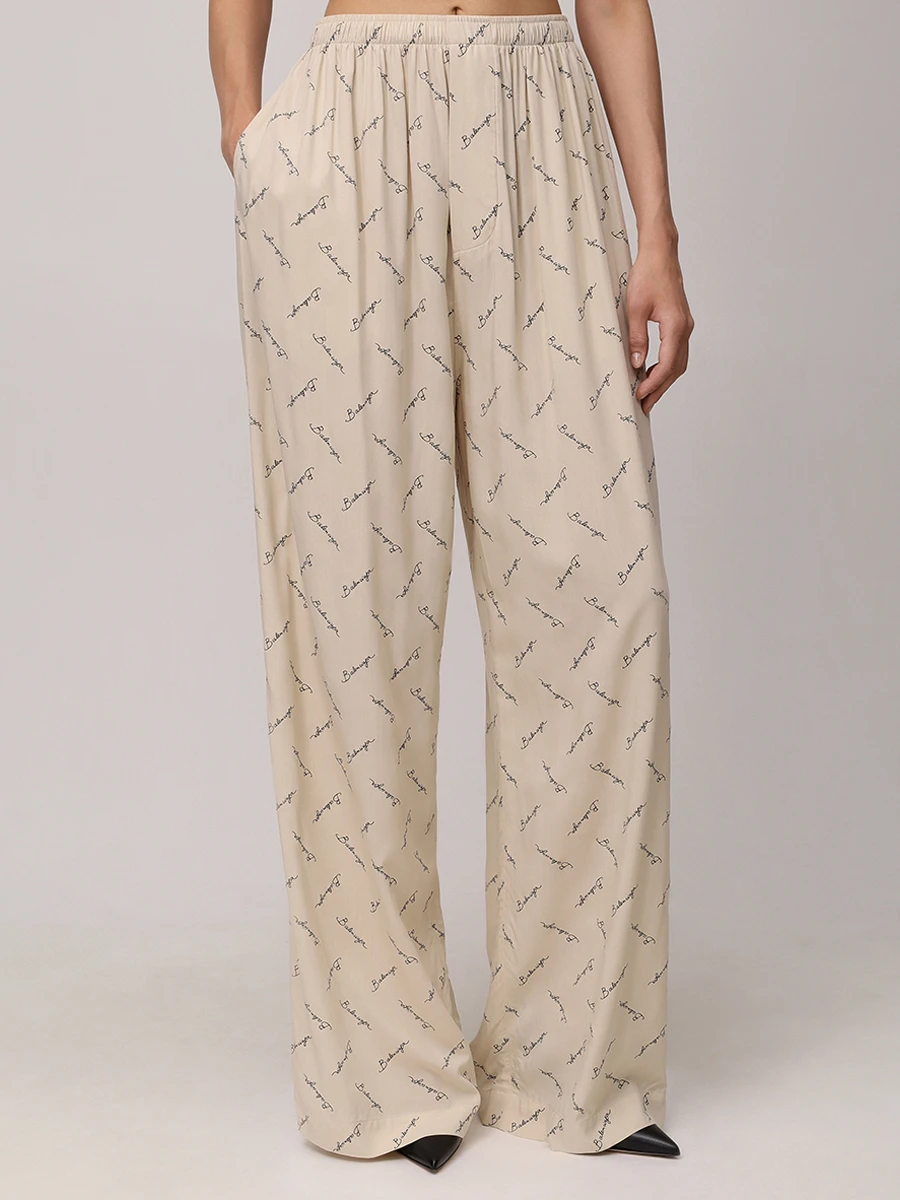 Брюки шелковые