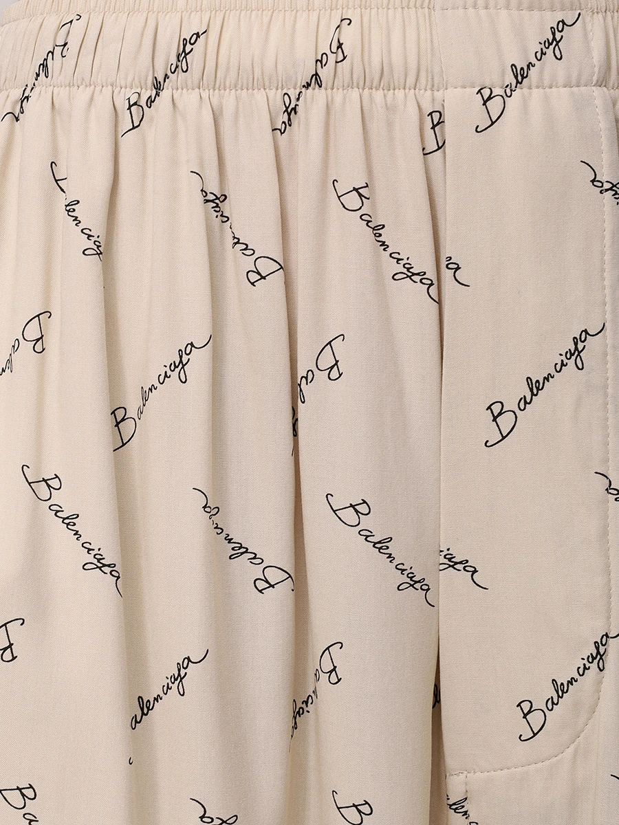 Брюки шелковые