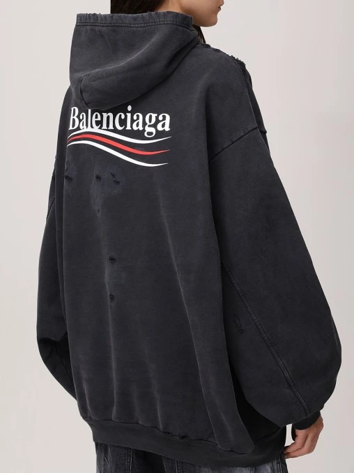 Худи хлопковое BALENCIAGA