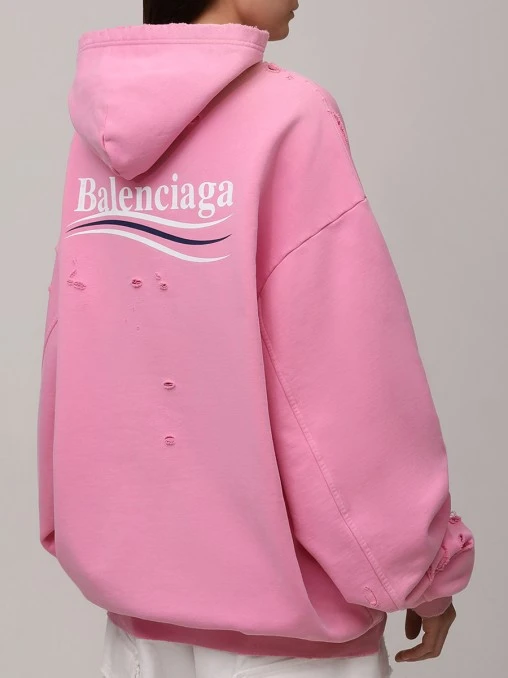Худи хлопковое BALENCIAGA